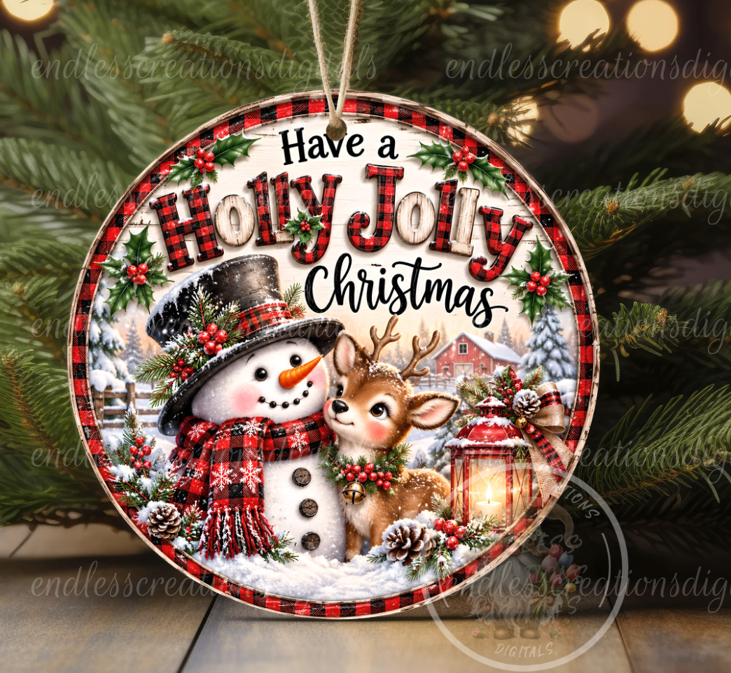 HOLLY JOLLY ROUND ONLY