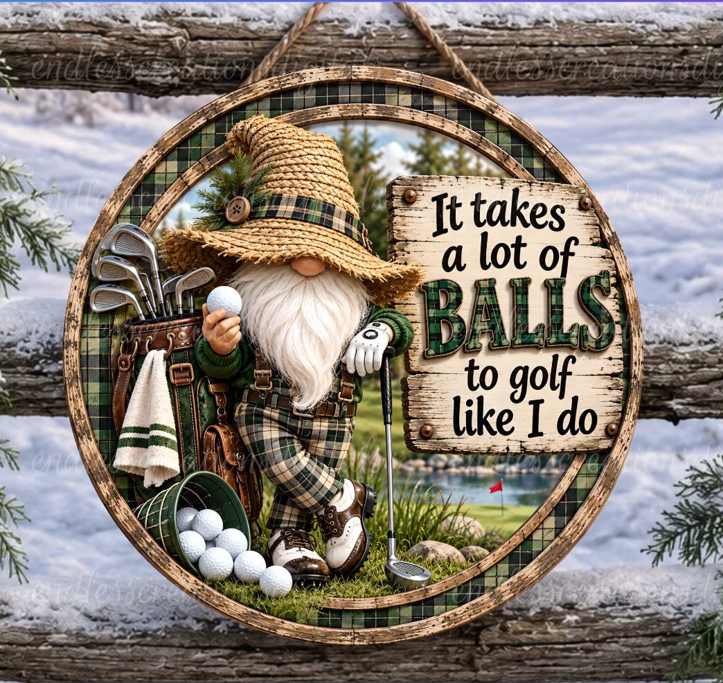 GOLF WITH LOTS OF BALLS ROUND ONLY