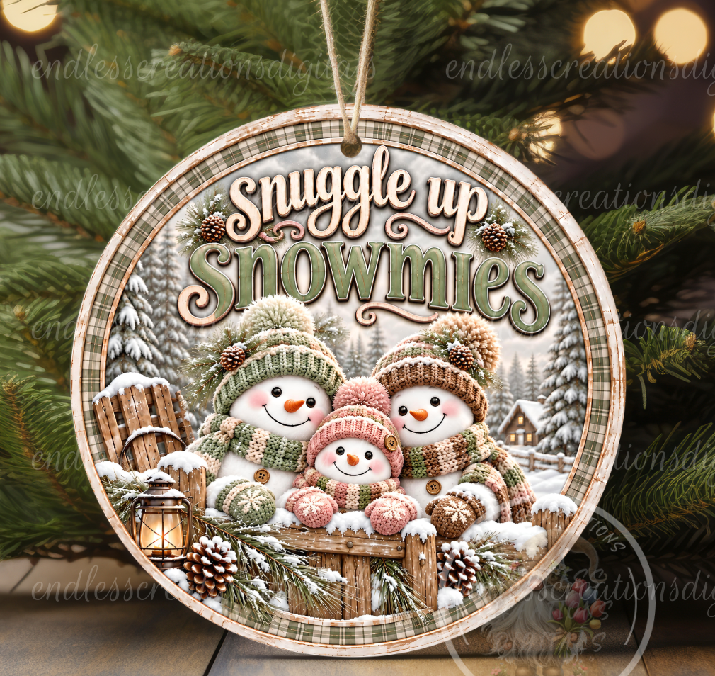 SNUGGLE UP SNOWMIES ROUND ONLY