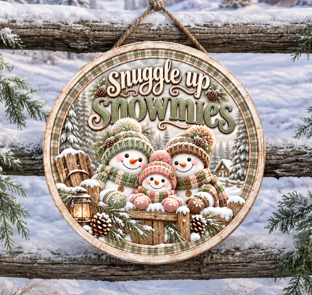 SNUGGLE UP SNOWMIES ROUND ONLY