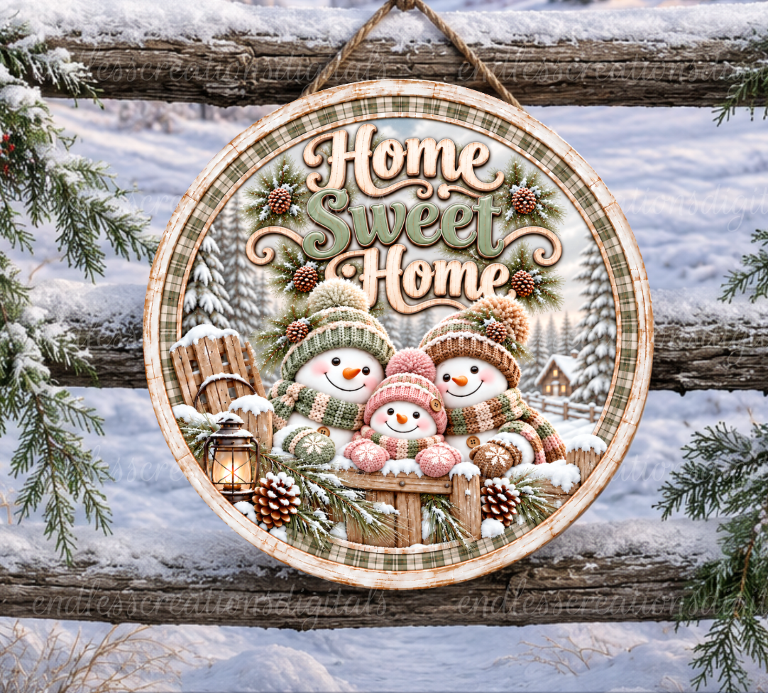 HOME SWEET HOME ROUND ONLY