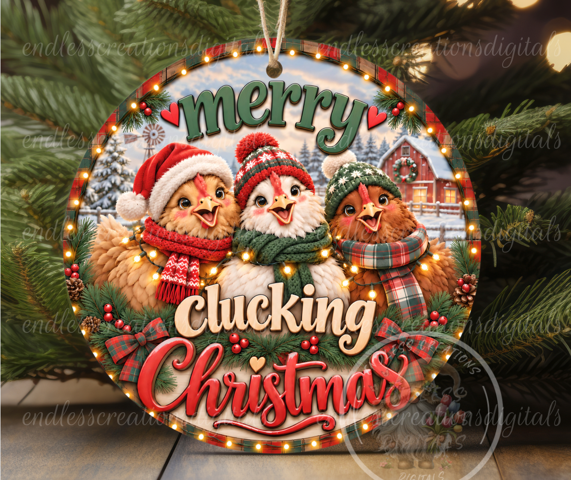 MERRY CLUCKING CHRISTMAS