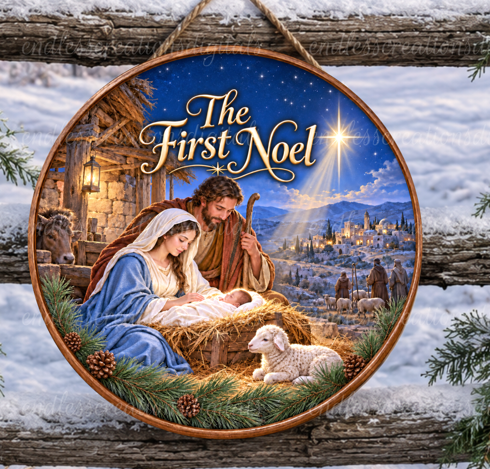 FIRST NOEL ROUND ONLY