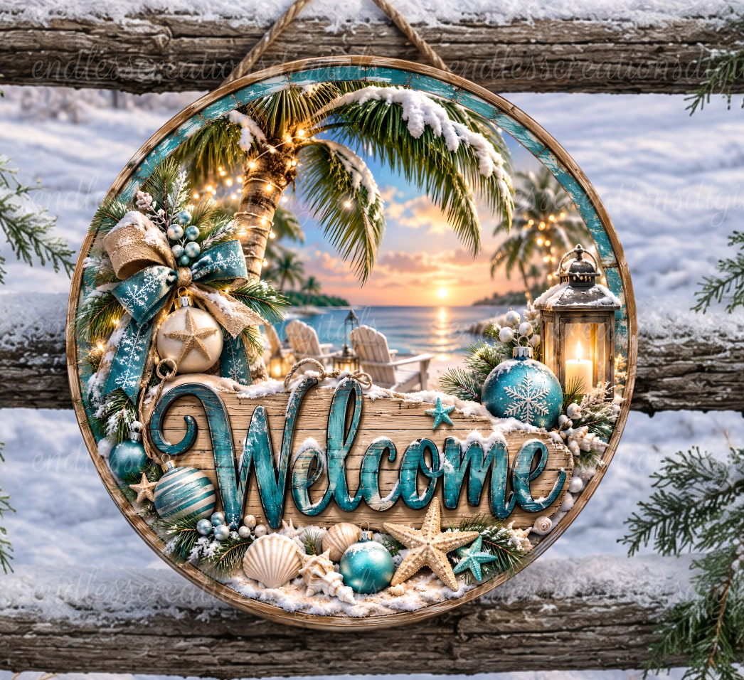 TROPICAL WINTER WELCOME ROUND ONLY