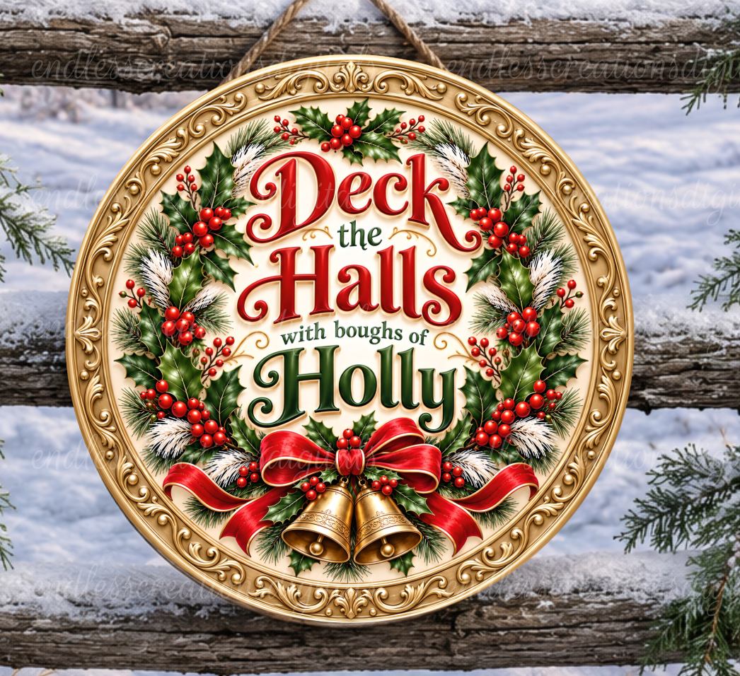 DECK THE HALLS ROUND ONLY