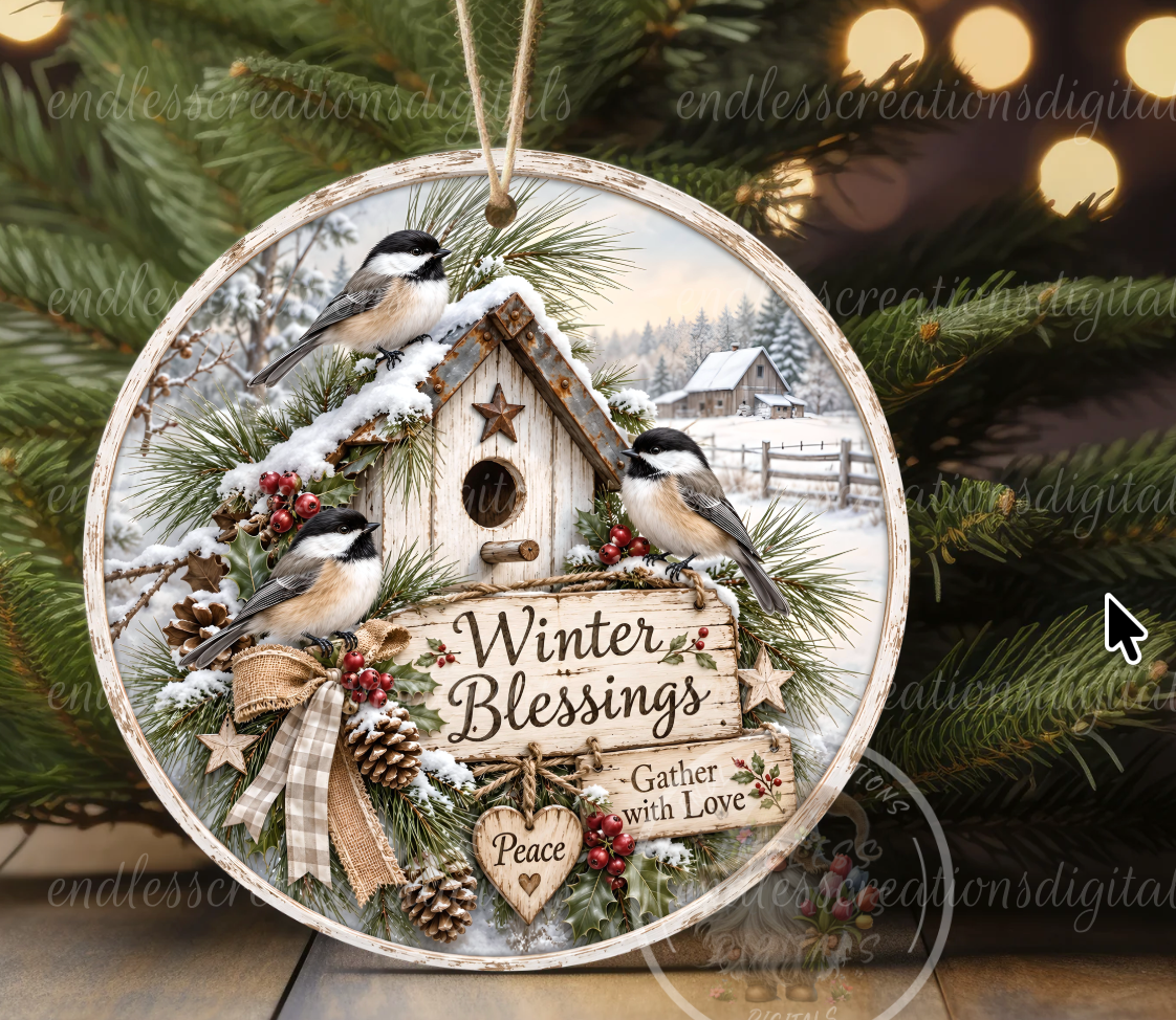 WINTER BLESSINGS ROUND ONLY