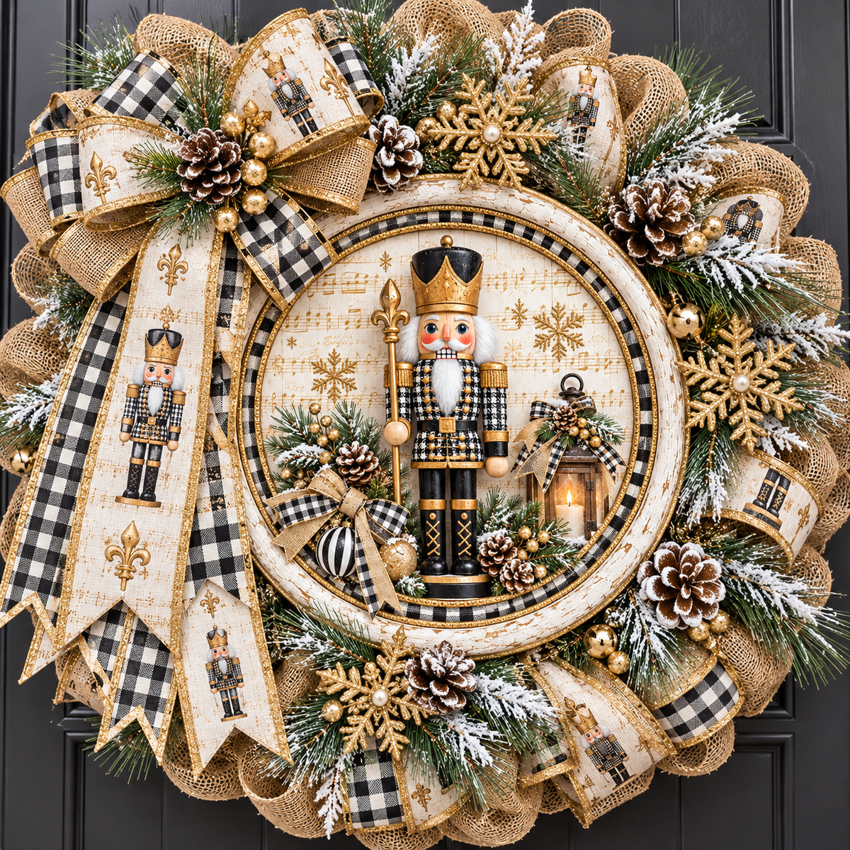 BLACK GOLD NUTCRACKER ROUND ONLY
