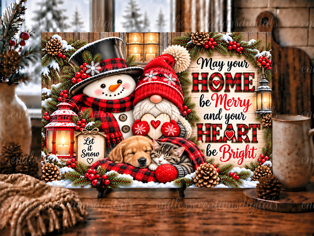 HOME BE MERRY BUNDLE OF 3