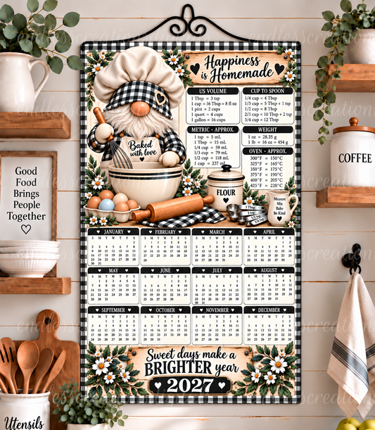 BAKER GNOME CONVERSION CALENDAR