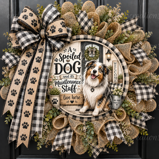 AUSTRALIAN SHEPHERD SPOILED DOG ROUND