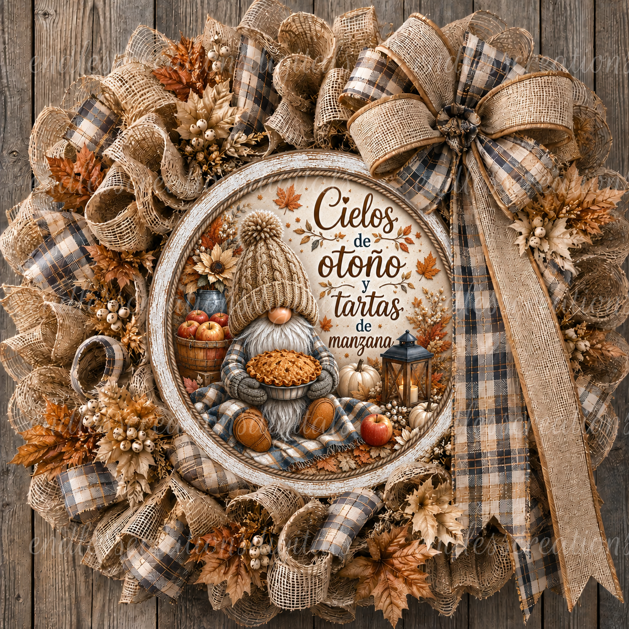 APPLE PIE GNOME SPANISH ROUND ONLY