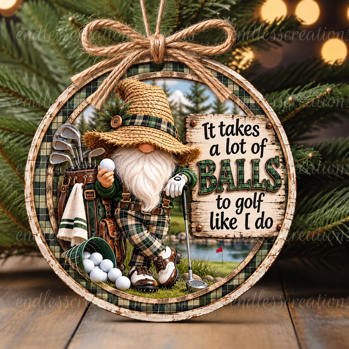 GOLF WITH LOTS OF BALLS ROUND ONLY