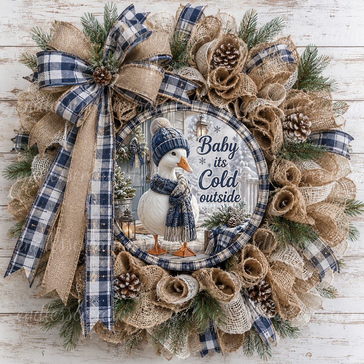 BABY IT'S COLD OUTSIDE GOOSE ROUND