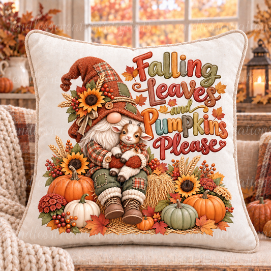 FALLING LEAVES GNOME TRANSPARENCY