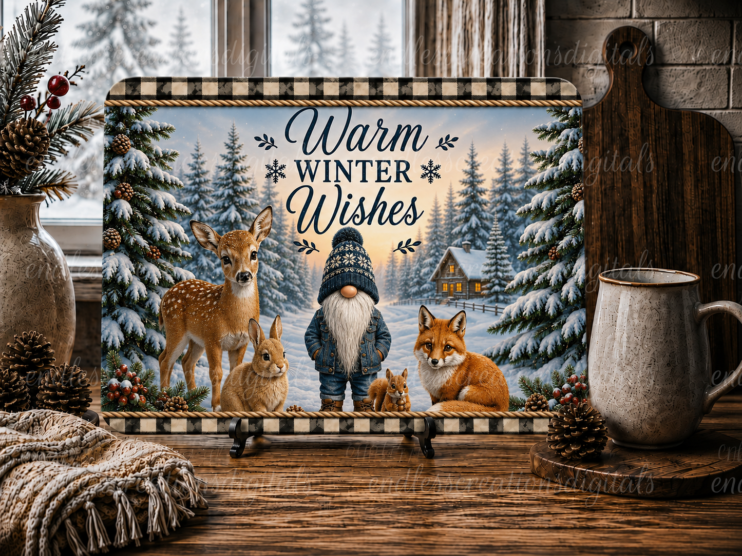 WOODLANDS GNOME WINTER WISHES BUNDLE OF 5