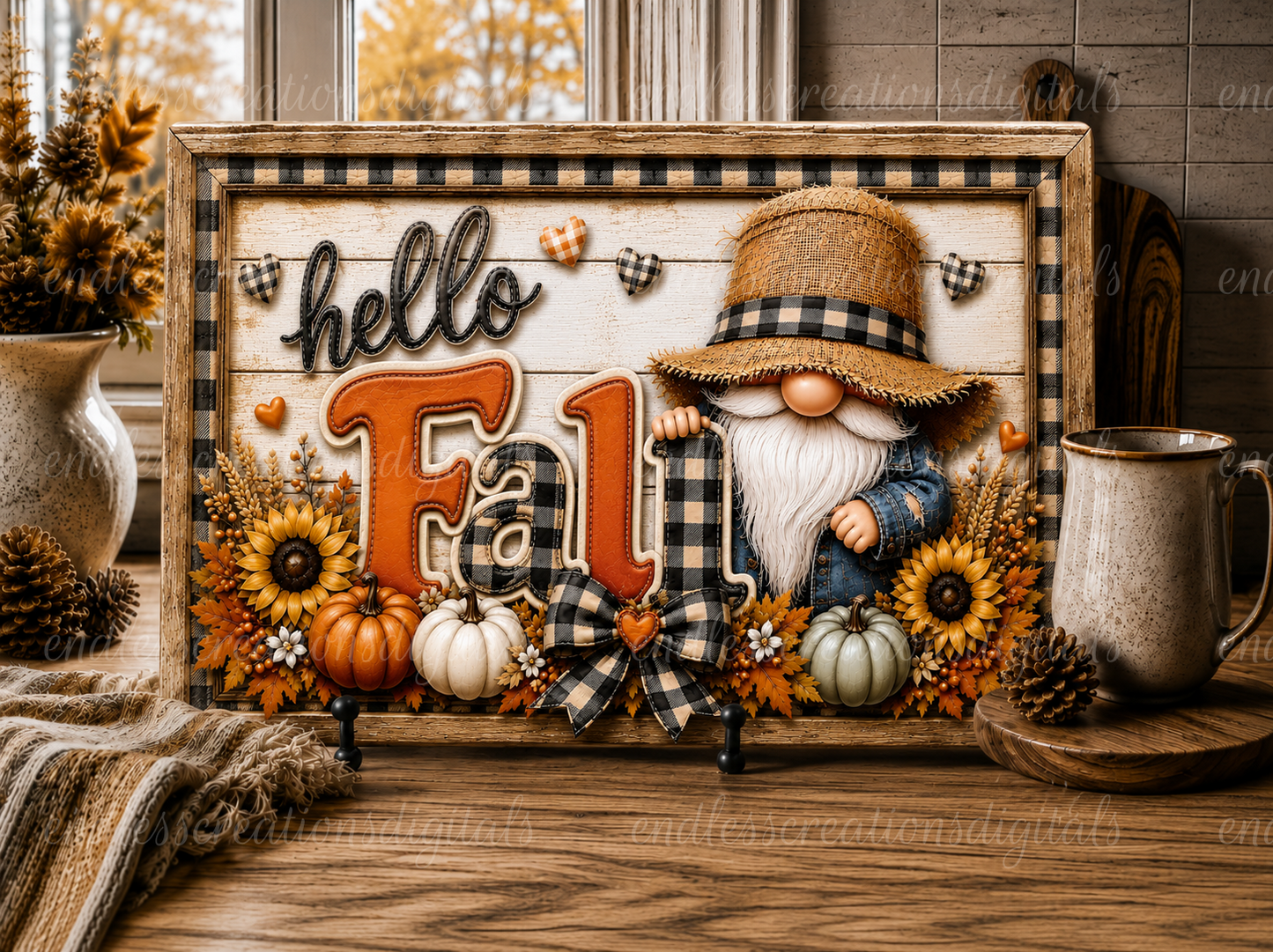 HELLO FALL GNOME BUNDLE OF 6