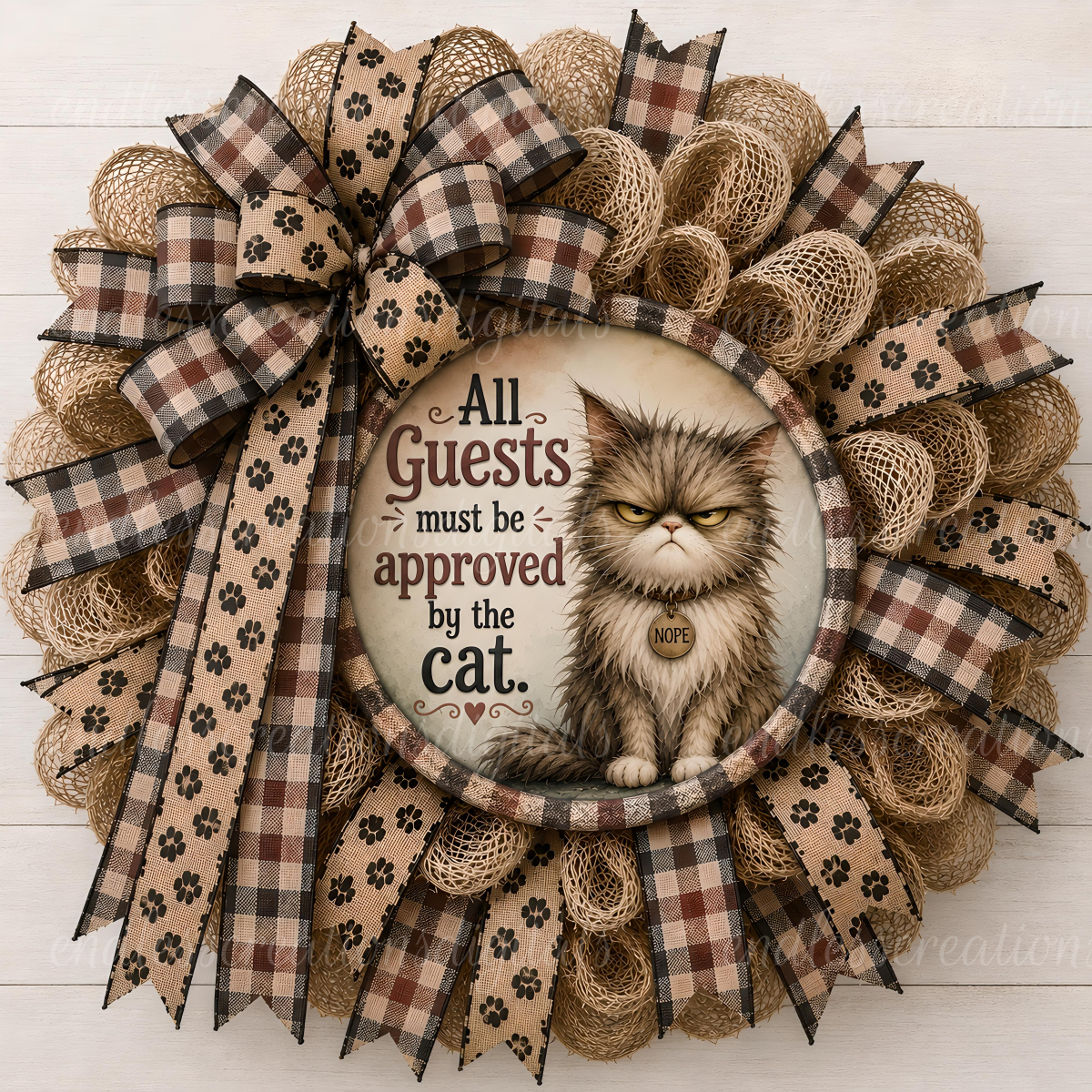 CAT APPROVAL ROUND/CLOCK DESIGN BUNDLE OF 4