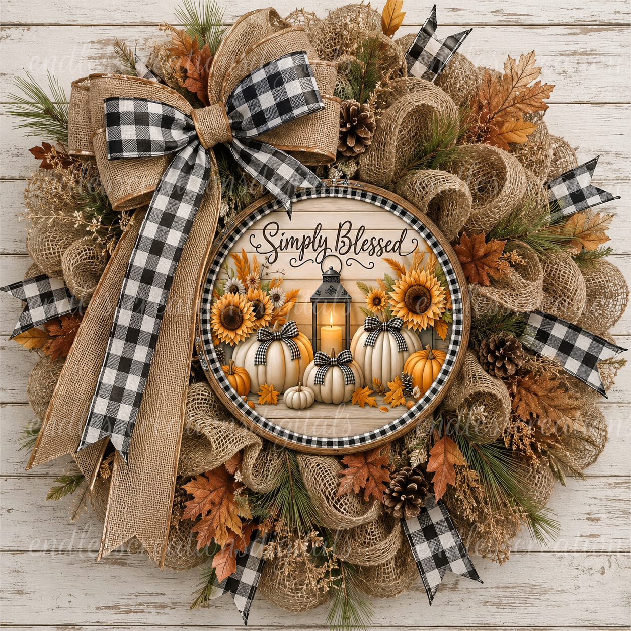 SIMPLY BLESSED FALL ROUND ONLY