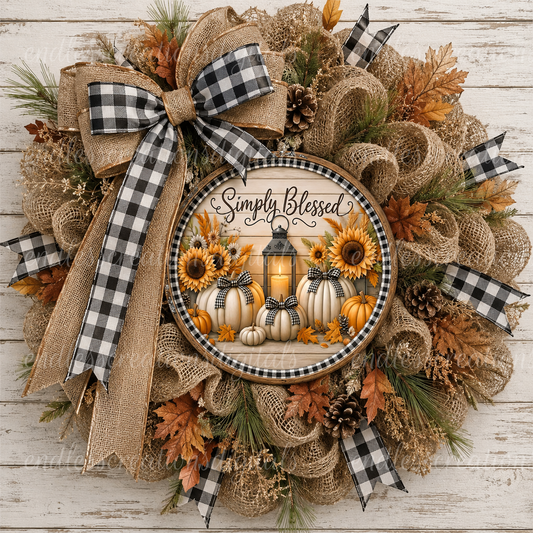 SIMPLY BLESSED FALL ROUND ONLY