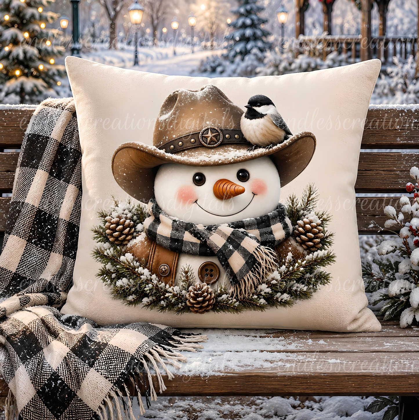 SPANISH VERSION WELCOME FRIENDS SNOWMAN BUNDLE OF 4