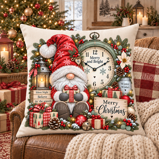 MERRY CHRISTMAS GNOME TRANSPARENCY