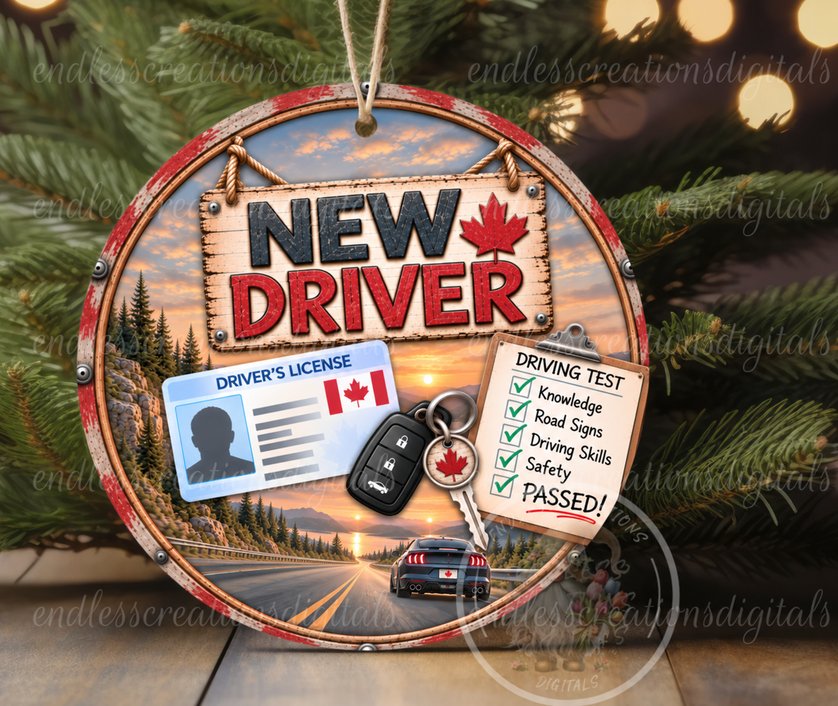 MALE NEW DRIVER ORNAMENT CA
