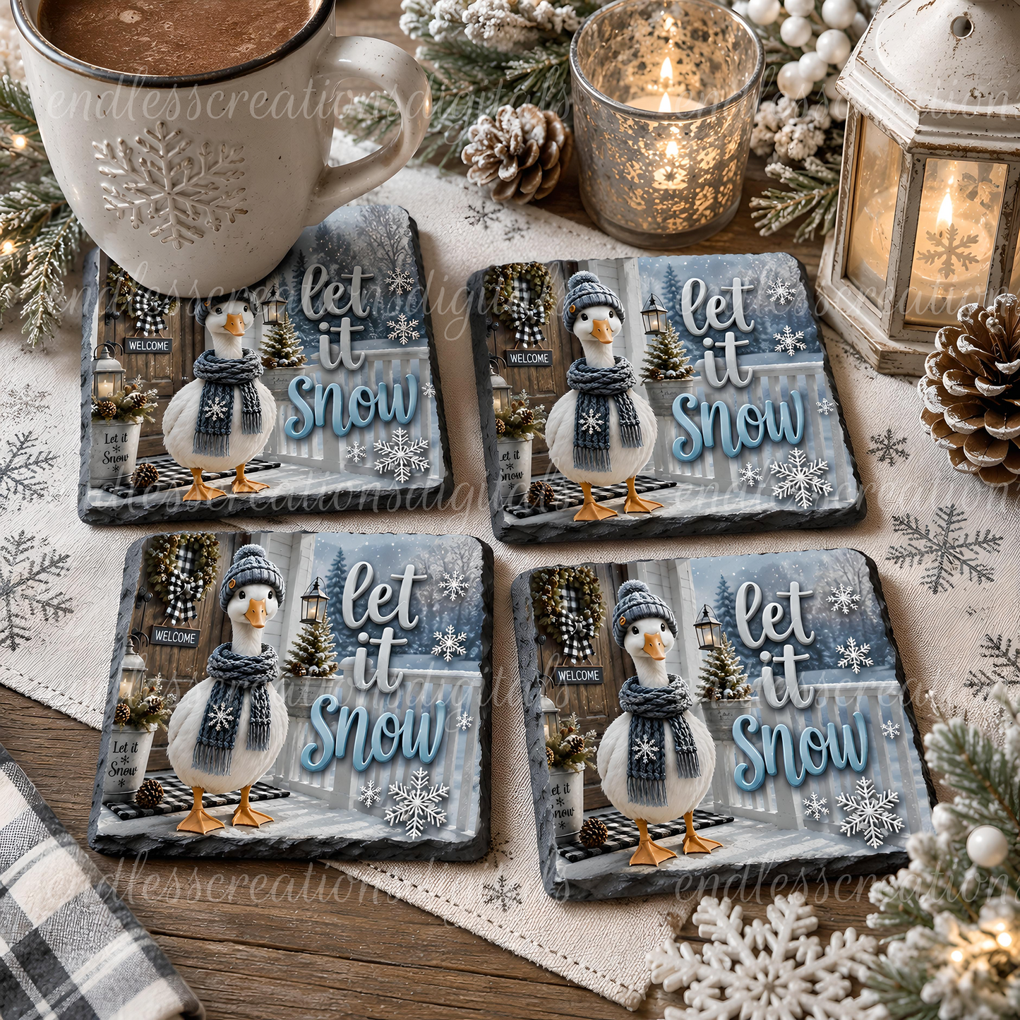 LET IT SNOW GOOSE BUNDLE OF 6