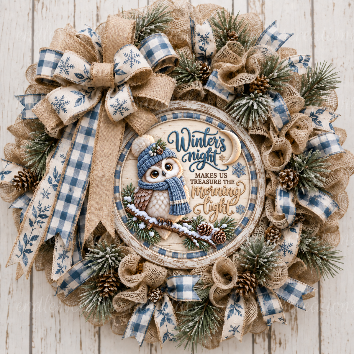 WINTER NIGHTS OWL BUNDLE OF 5