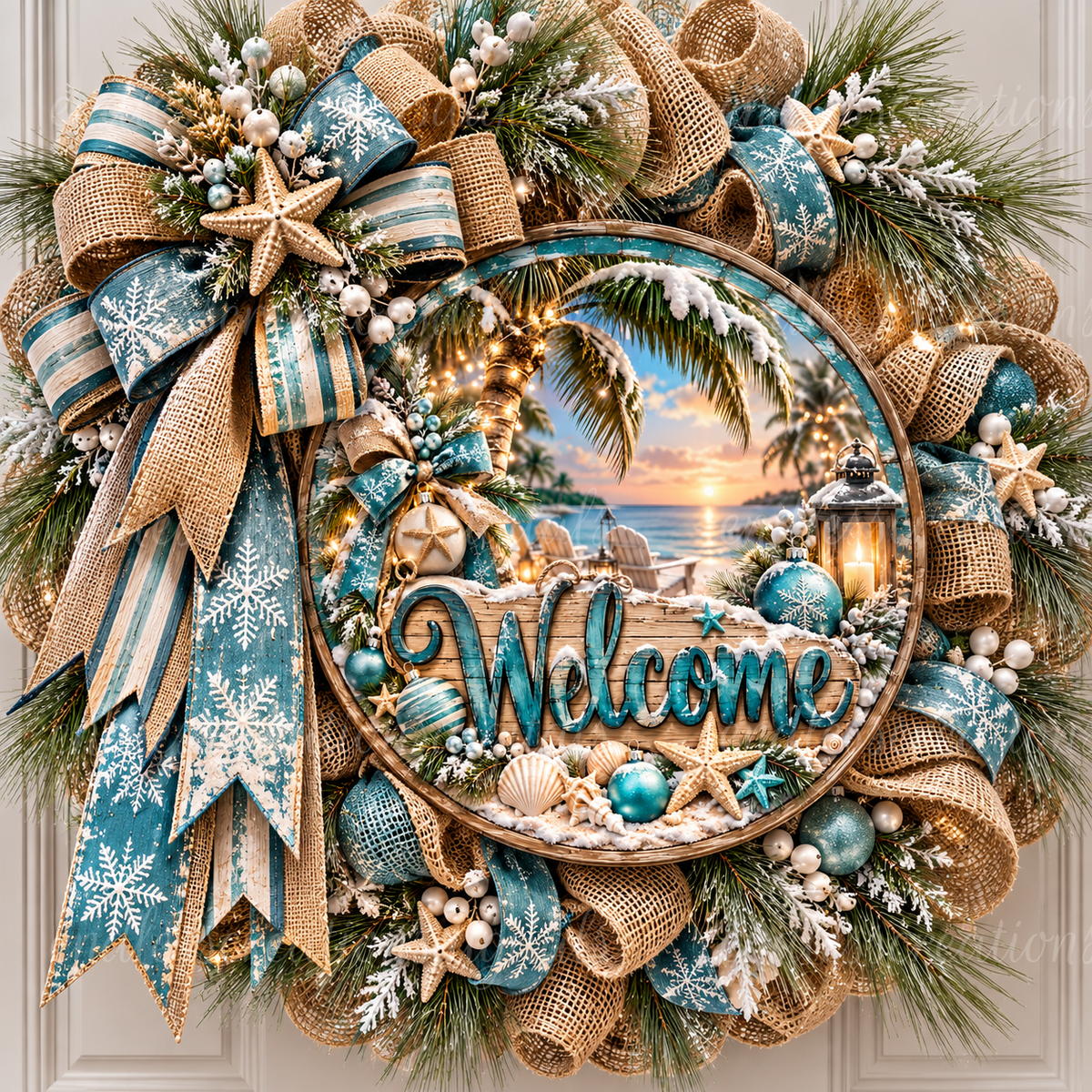 TROPICAL WINTER WELCOME ROUND ONLY