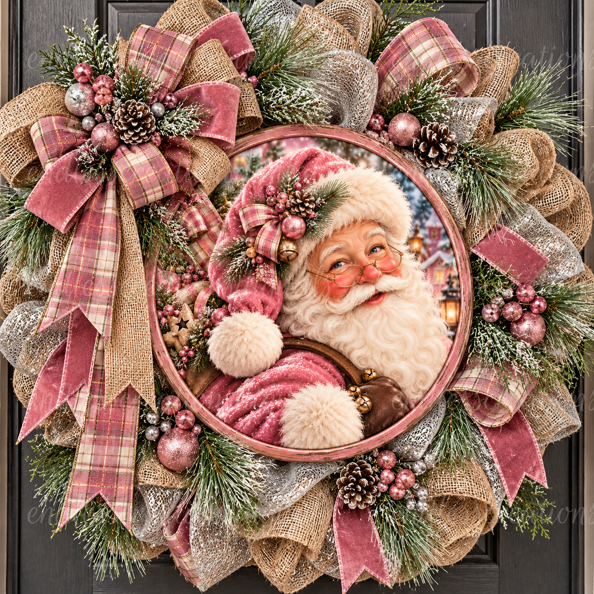 PINK SANTA ROUND ONLY