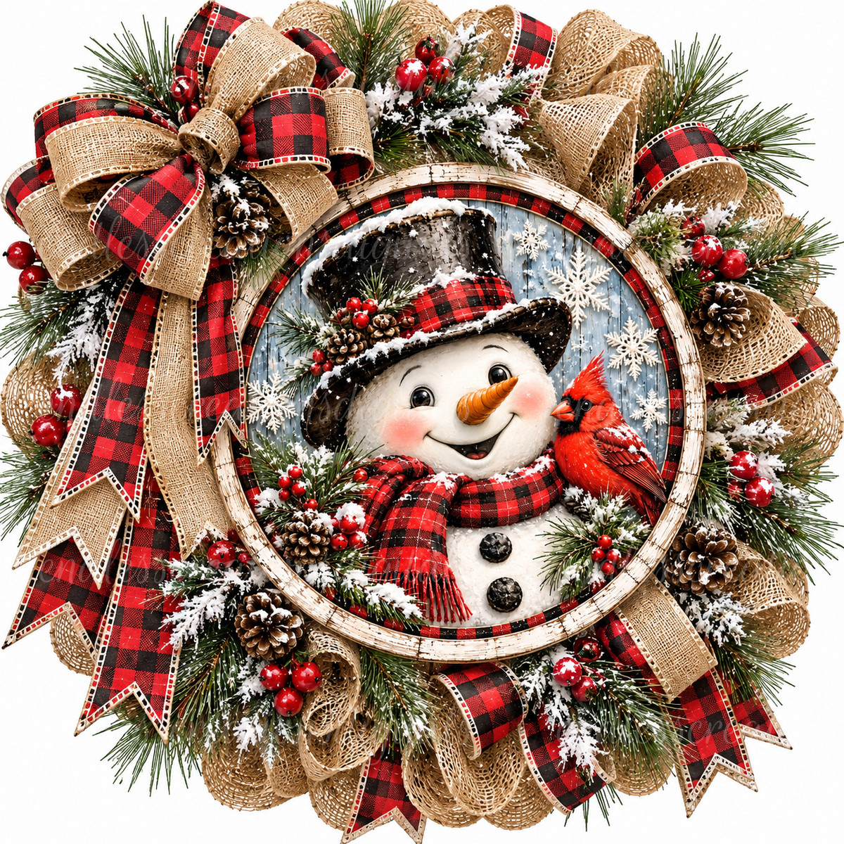 FROSTY SNOWMAN ROUND ONLY