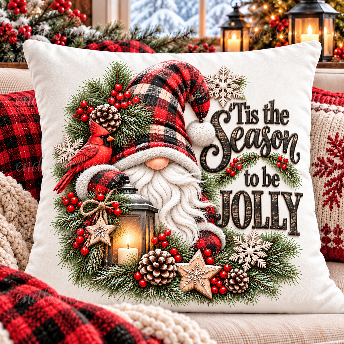 TIS THE SEASON GNOME TRANSPARENCY