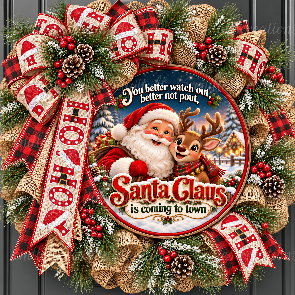 SANTA IS COMING TO TOWN
