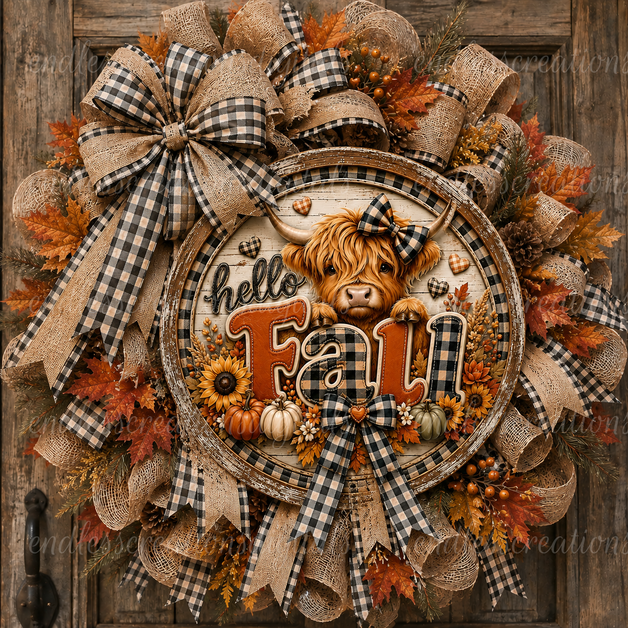HELLO FALL HIGHLAND BUNDLE OF 6