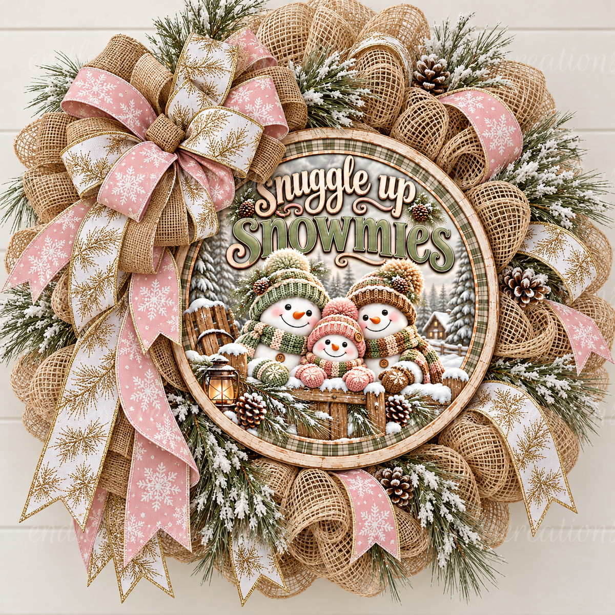 SNUGGLE UP SNOWMIES ROUND ONLY