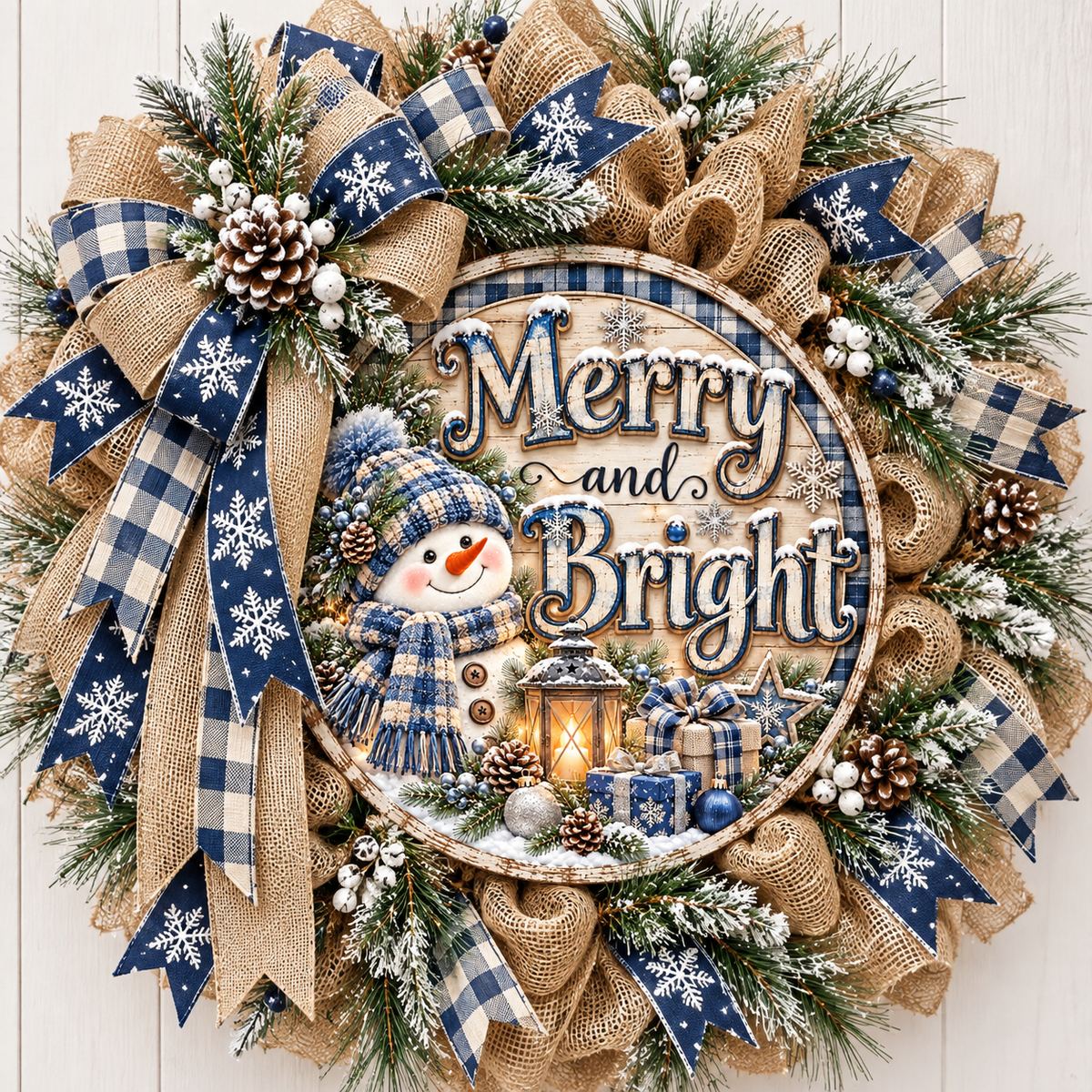 MERRY AND BRIGHT BLUE BUNDLE OF 3