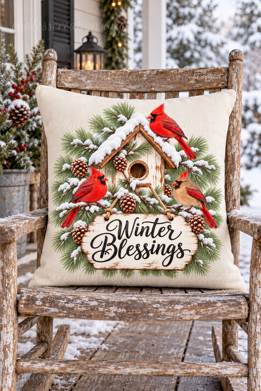 WINTER BLESSINGS CARDINALS BUNDLE OF 3