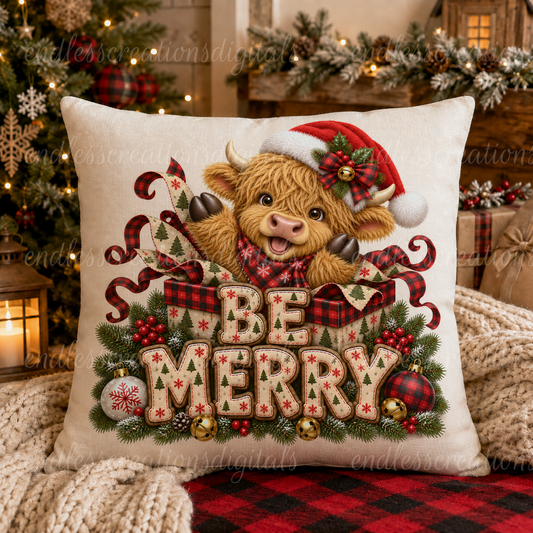 BE MERRY HIGHLAND TRANSPARENCY