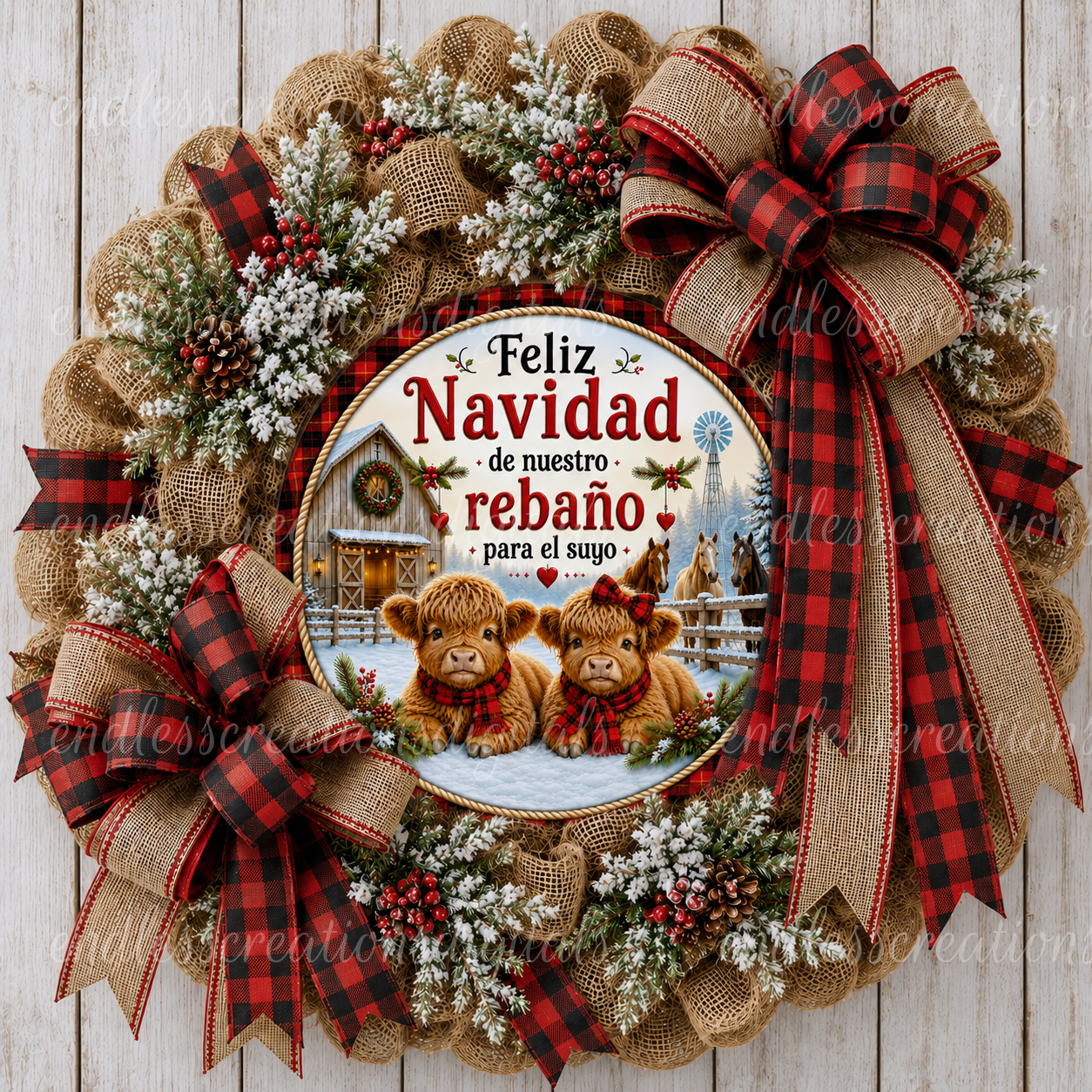SPANISH VERSION CHRISTMAS HIGHLANDS ROUND ONLY