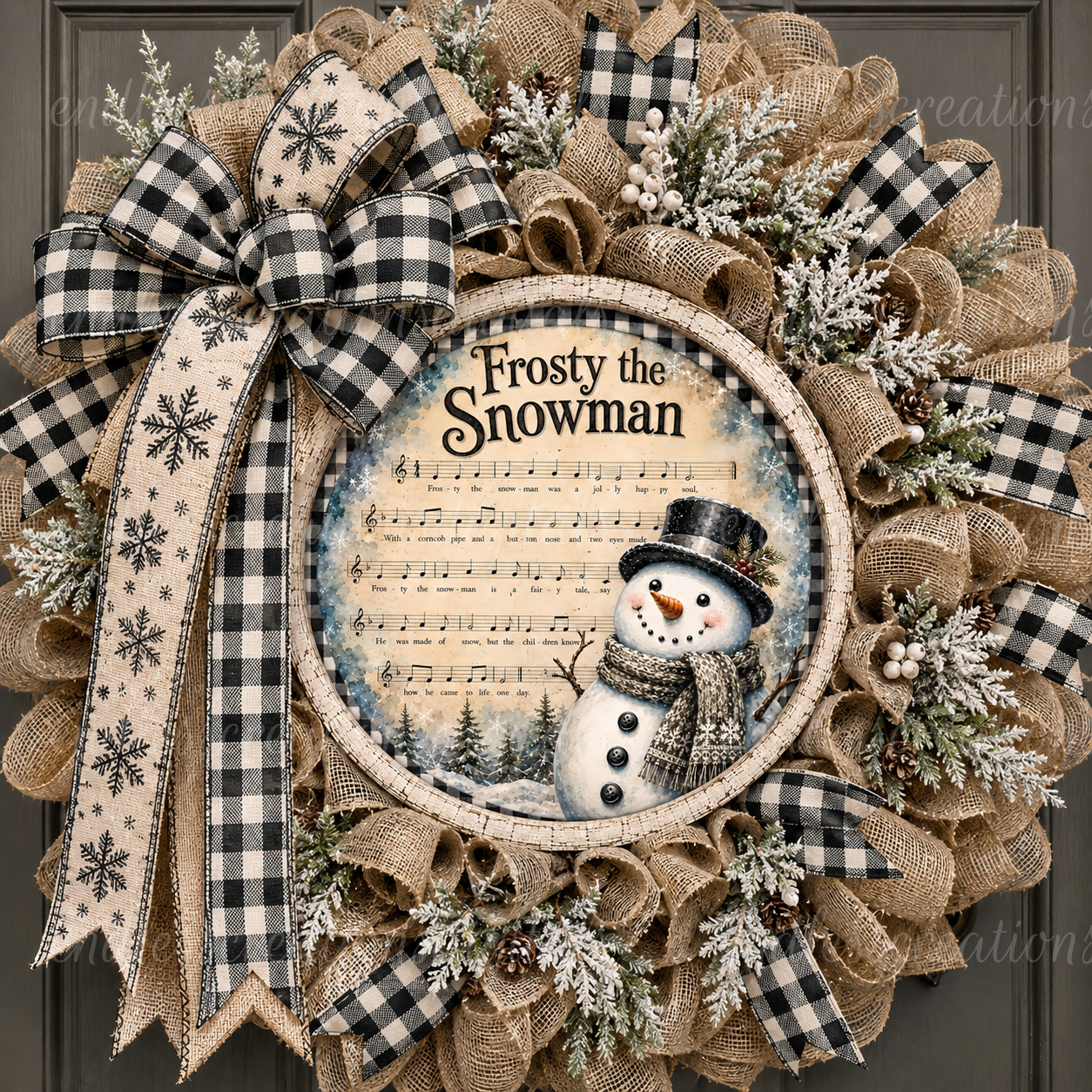 FROSTY THE SNOWMAN WINTER ROUND
