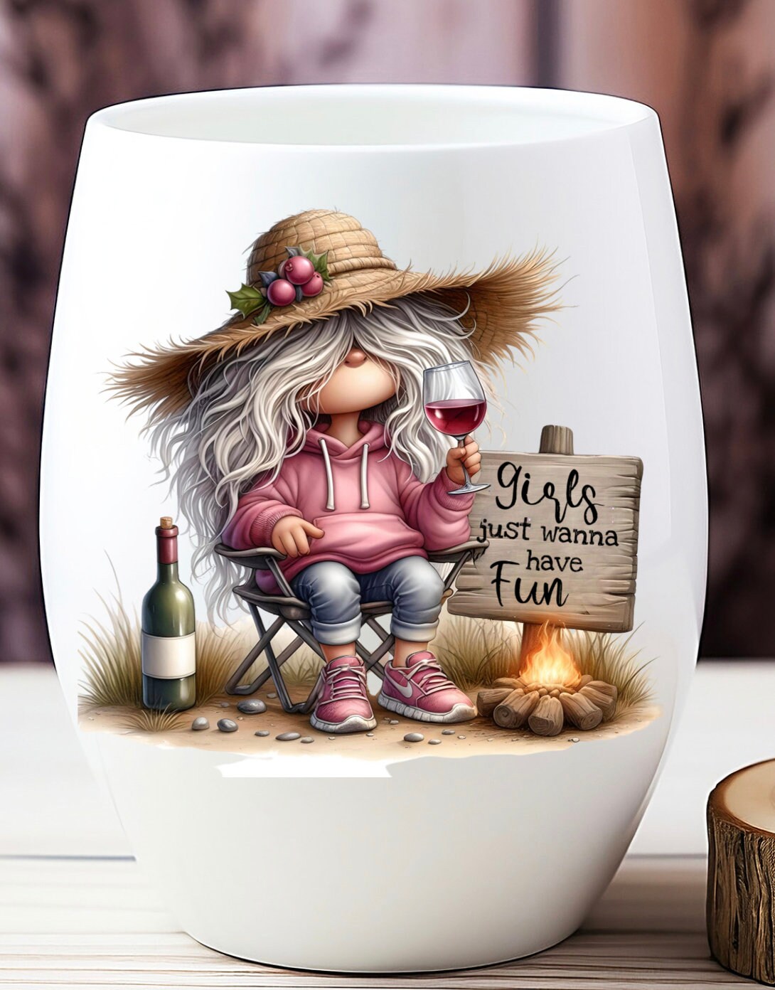 WINE GNOME SUBLIMATION gnome package of 5 high definition 300png, transparent