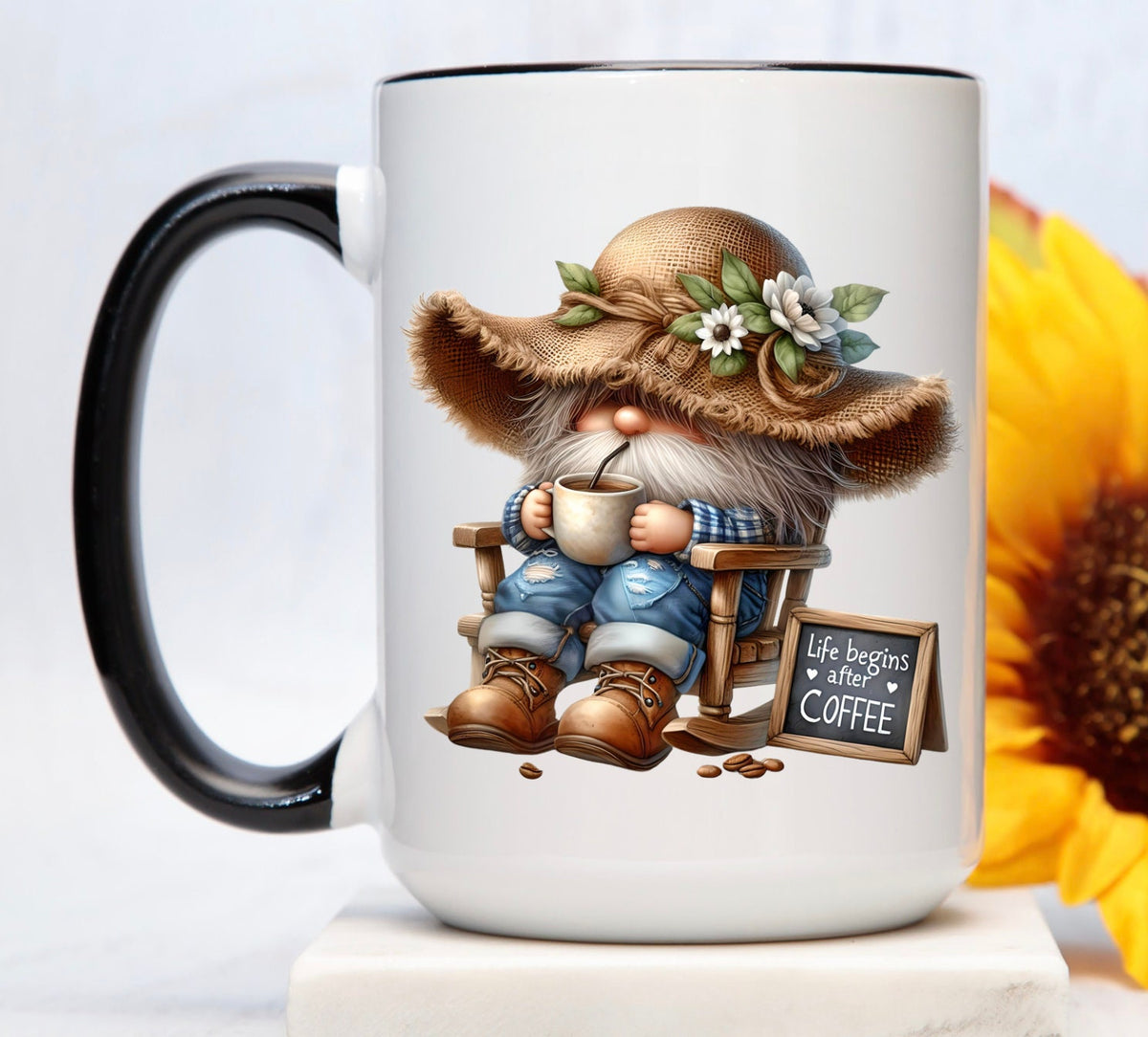 COFFEE GNOME SUBLIMATION gnome package of 5 high definition 300png, transparent