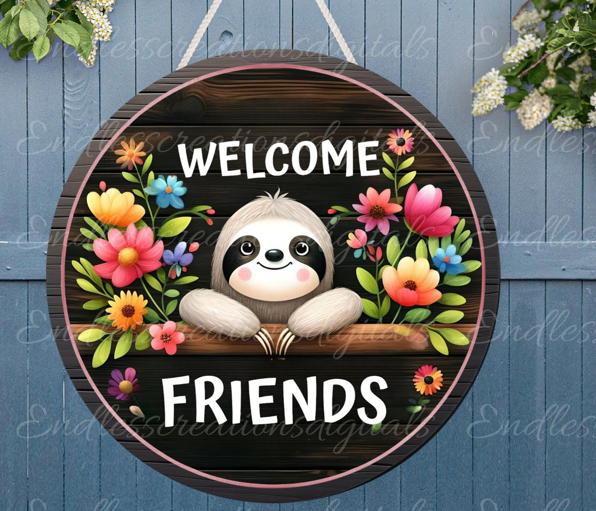 WELCOME DOOR HANGER, and wreath sign png, for sublimation high resolution 2 files for download