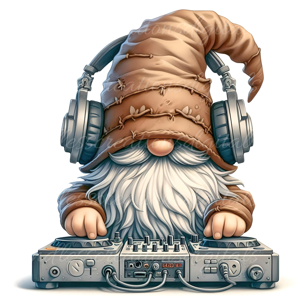 DJ GNOMES,  png, for sublimation high resolution 2 FILES for download
