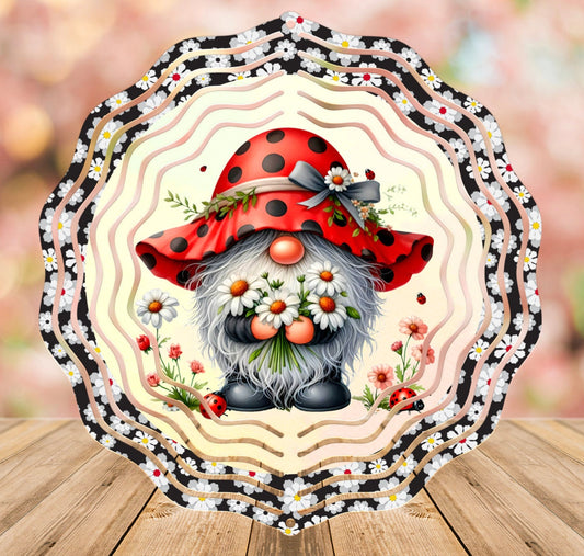 LADYBUG GNOME WIND SPINNER 2 FILES