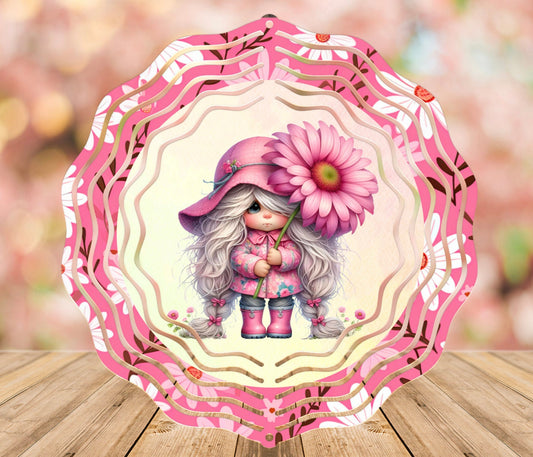 PINK DAISY MALE AND FEMALE GNOMES 2 FILES