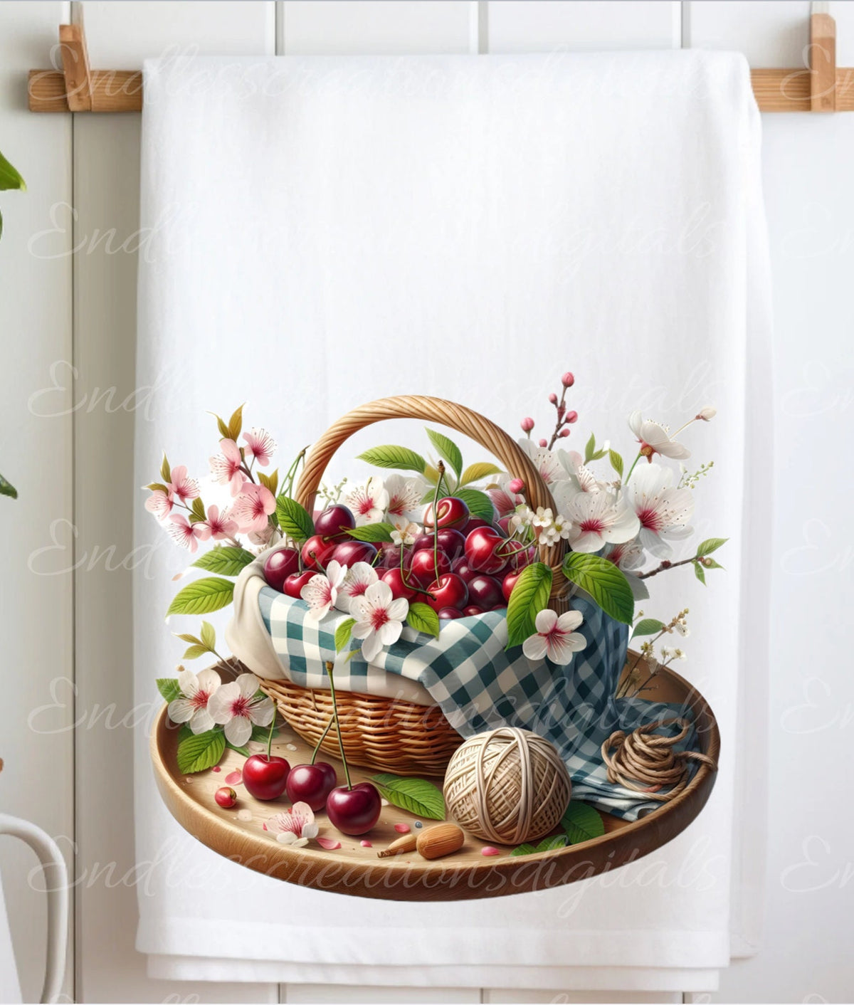 TEA TOWEL FRUIT sublimation package of 5 high definition 300png, transparent add your own text