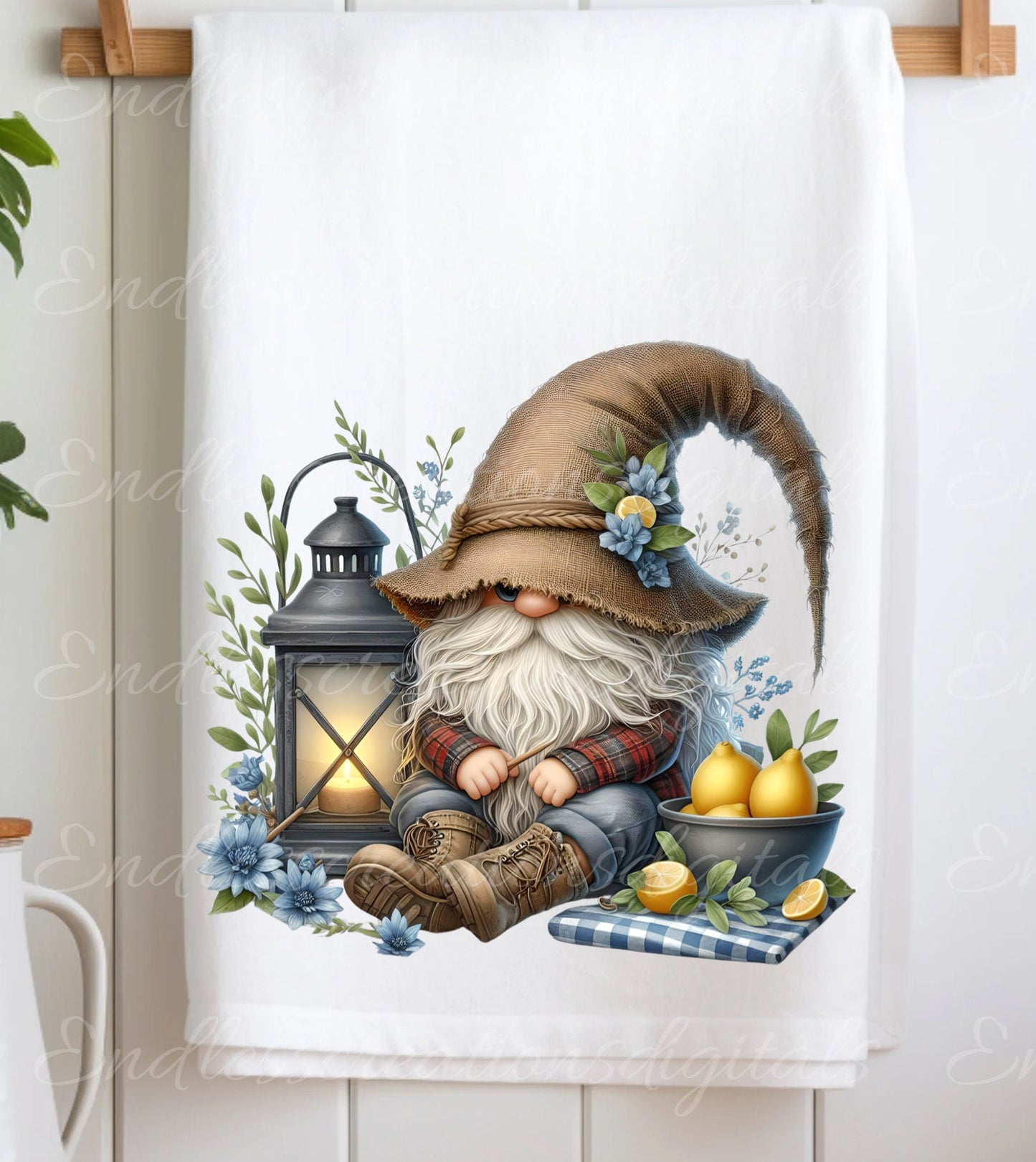 GNOME TEA TOWEL