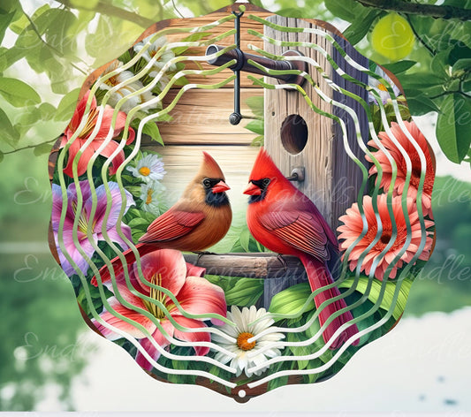 CARDINAL WIND SPINNER ROUND