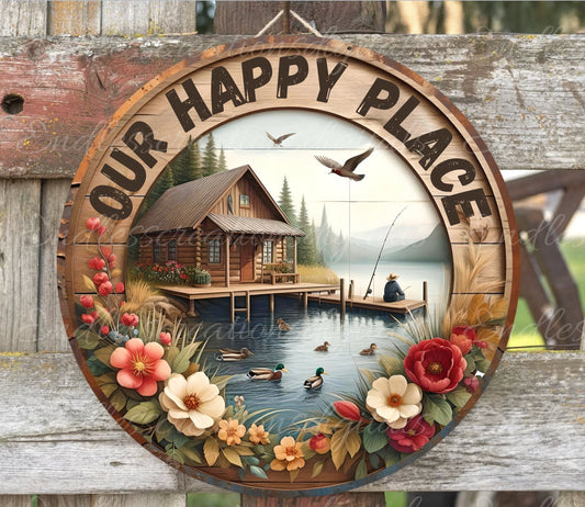 RUSTIC CABIN SUBLIMATION  wreath sign png, for sublimation high resolution, 3 files 1 add your own text